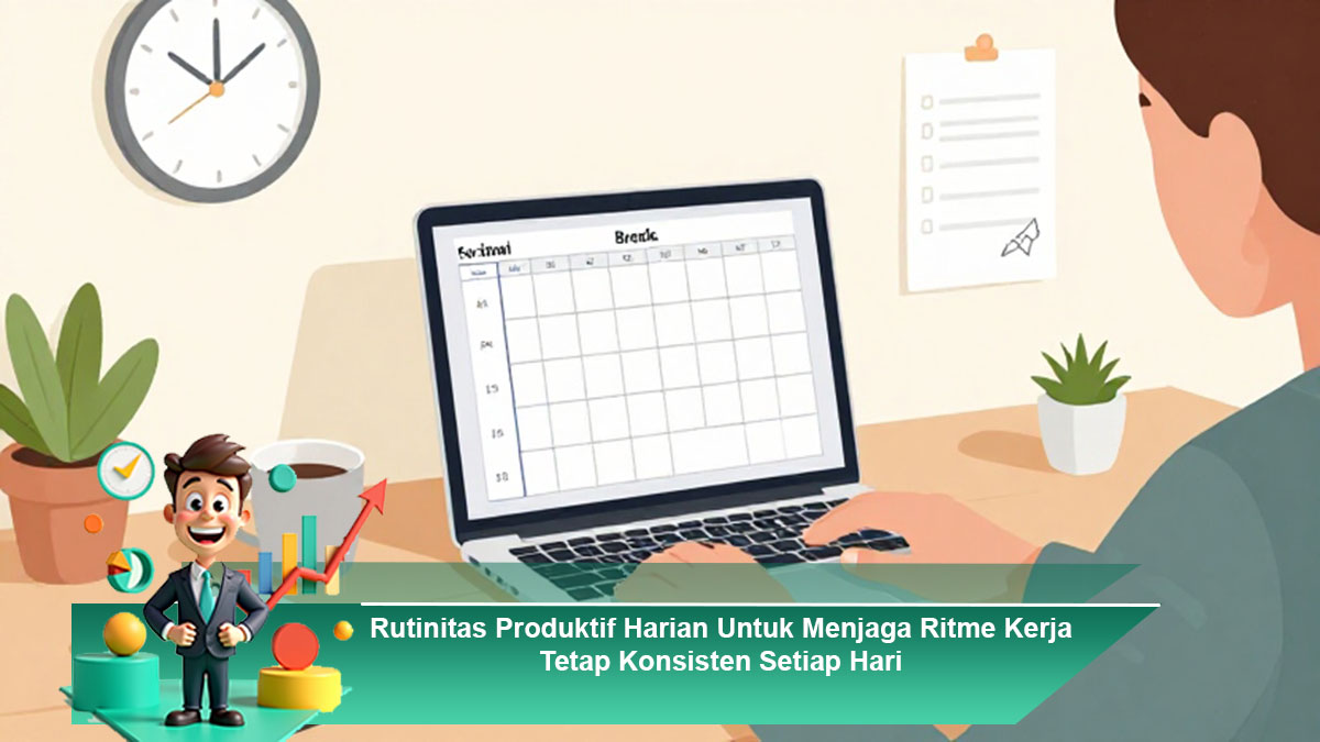 Rutinitas-Produktif-Harian-Untuk-Menjaga-Ritme-Kerja-Tetap-Konsisten-Setiap-Hari