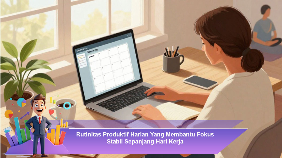 Rutinitas-Produktif-Harian-Yang-Membantu-Fokus-Stabil-Sepanjang-Hari-Kerja